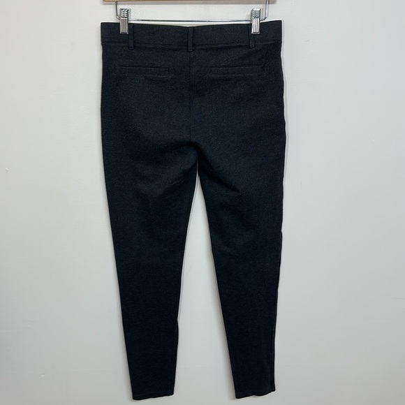 Betabrand‎ Skinny-Leg Classic Dress Pant Yoga Pants Charcoal Grey MT - Picture 3 of 6